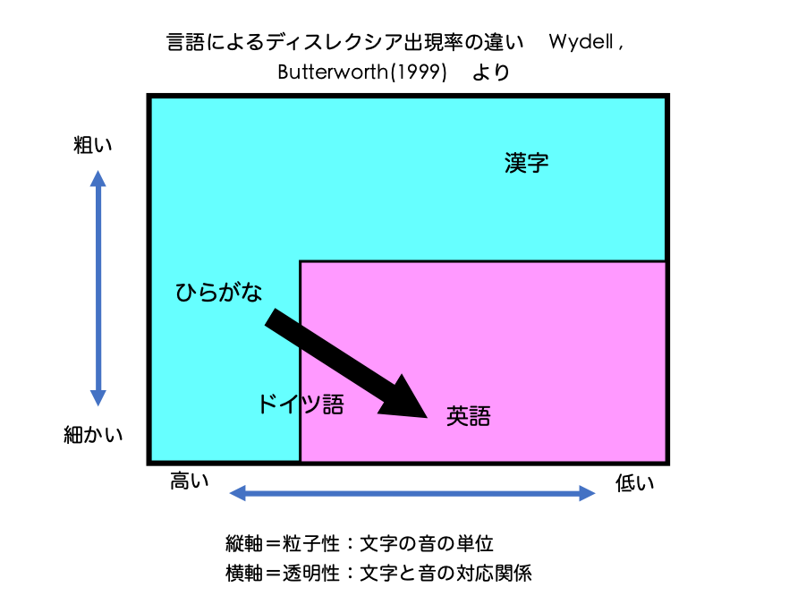 言語によるディスレクシア出現率の違い